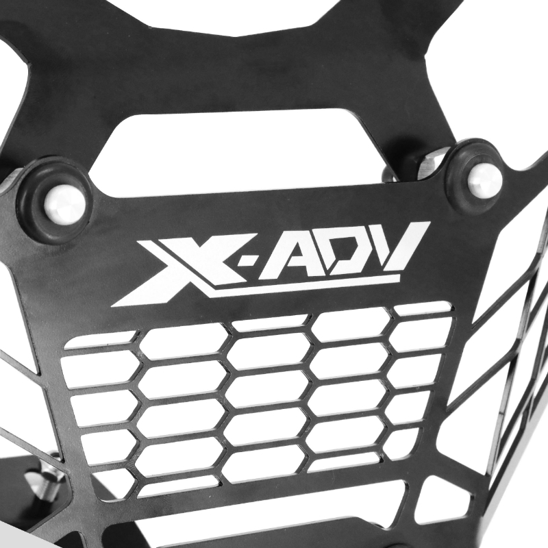 Grille de protection phare avant Avoc aluminium noir Honda 750 X-ADV 2017-2019 - vue 4