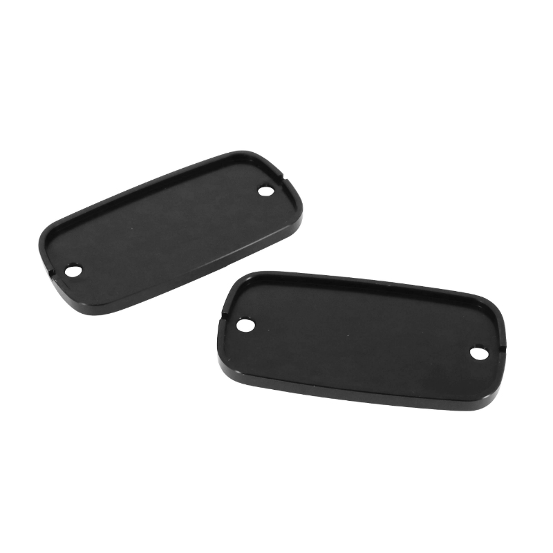 Couvercles de maître-cylindre de frein AVOC aluminium CNC anodisé noir pour Honda 750 X-ADV (paire) - vue 2