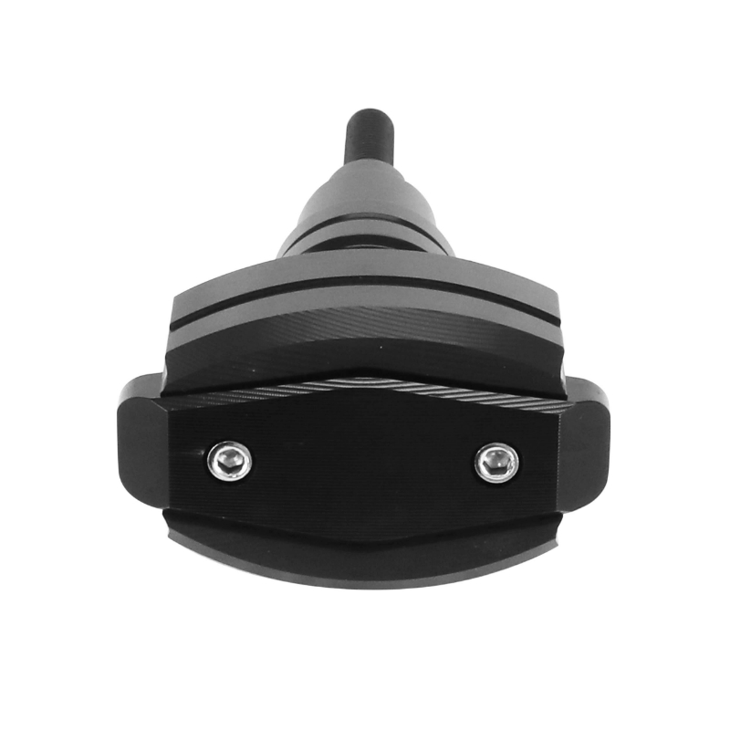 Tampon de protection AVOC aluminium anodisé noir 10 mm pour Kawasaki Z900 et Z650 (paire) - vue 2