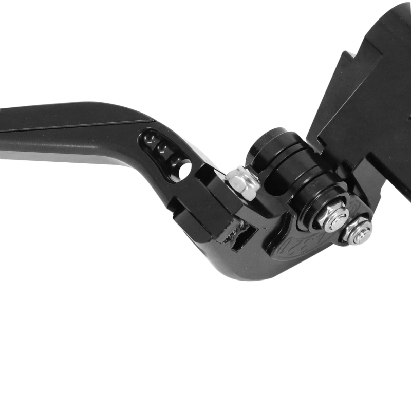 Levier de frein-embrayage AVOC réglable rétractable CNC anodisé noir pour Kawasaki Z900 Z650 (paire) - vue 3