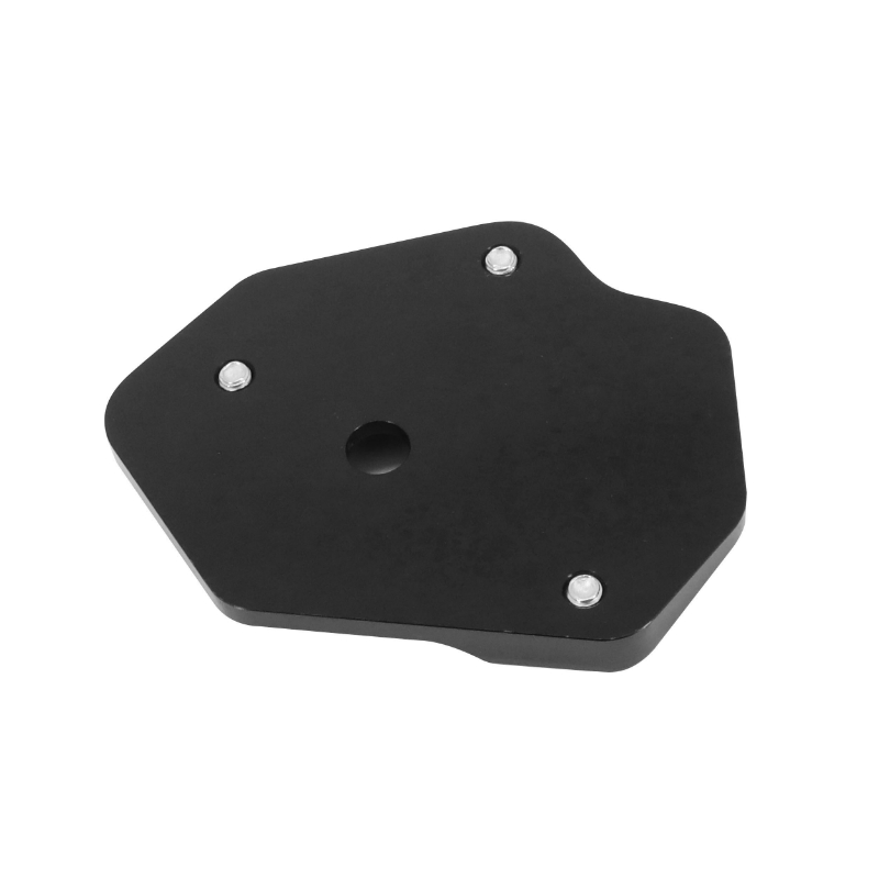Extension béquille latérale AVOC aluminium CNC noir-argent Kawasaki Z900 Z650 - vue 2