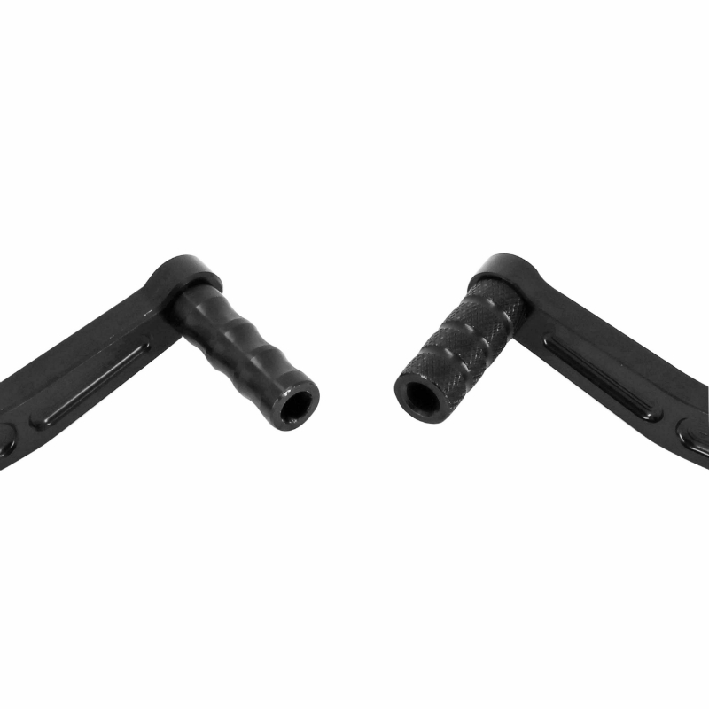 Sélecteur de vitesse et pédale de frein arrière moto AVOC pour KTM 125 Duke alu CNC anodisé noir (paire) - vue 2