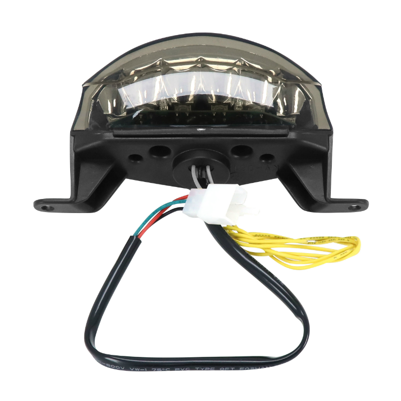 Feu arrière moto adaptable KTM 125 Duke transparent à LEDs avec clignotant intégré AVOC - vue 3