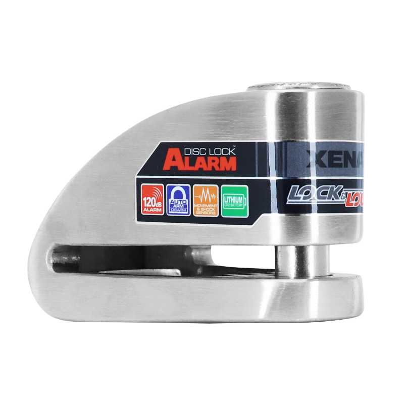 Antivol bloque disque Xena XX15 avec alarme sonore diam 14 mm inox classe SRA - vue 2