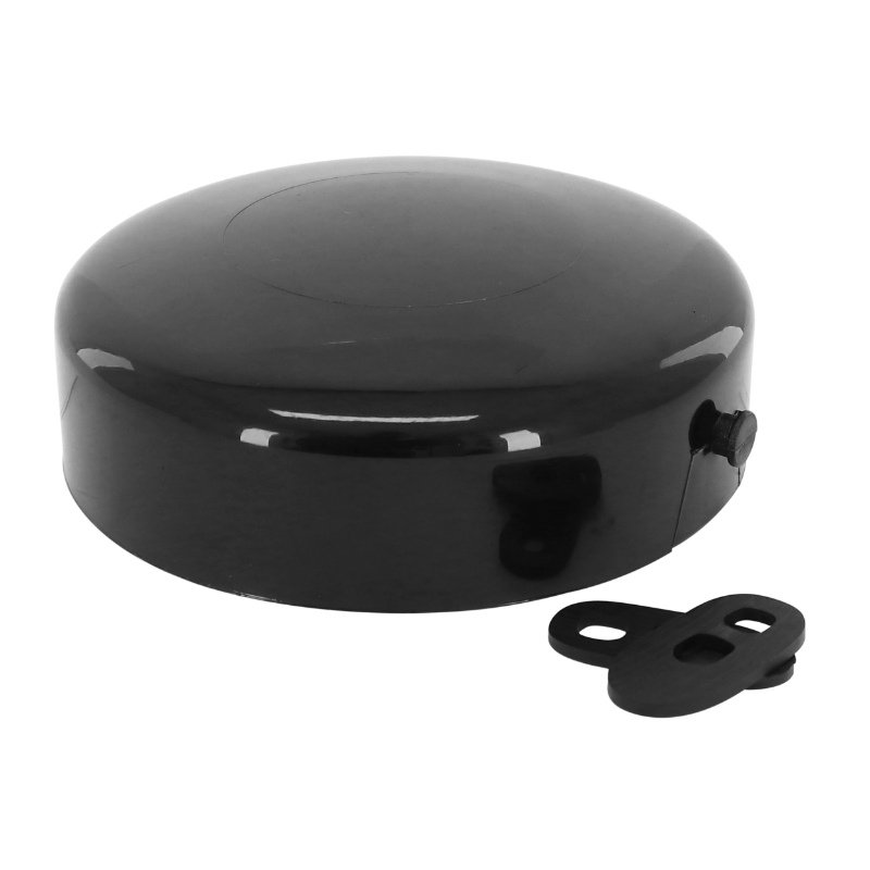 Cache-capot volant cyclo adaptable Peugeot 101, 102, 103, 104, BB noir à rupture avec attache noir