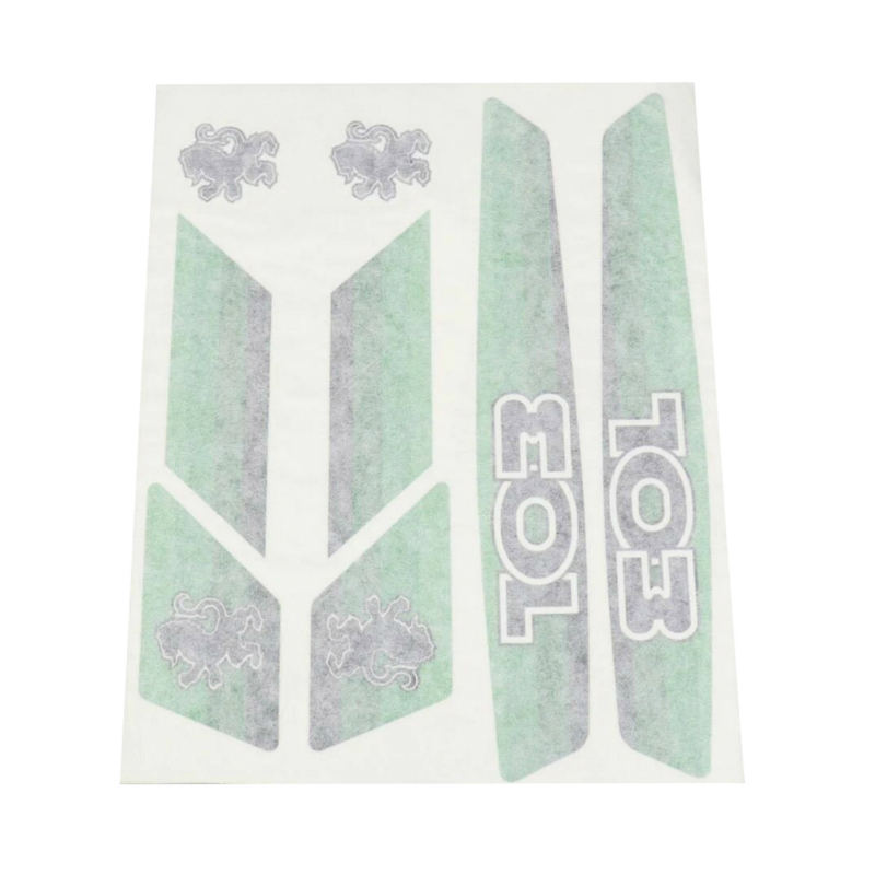 Autocollant sticker Peugeot 103 vert - Pochette de 8 pièces Sélection P2R - vue 2