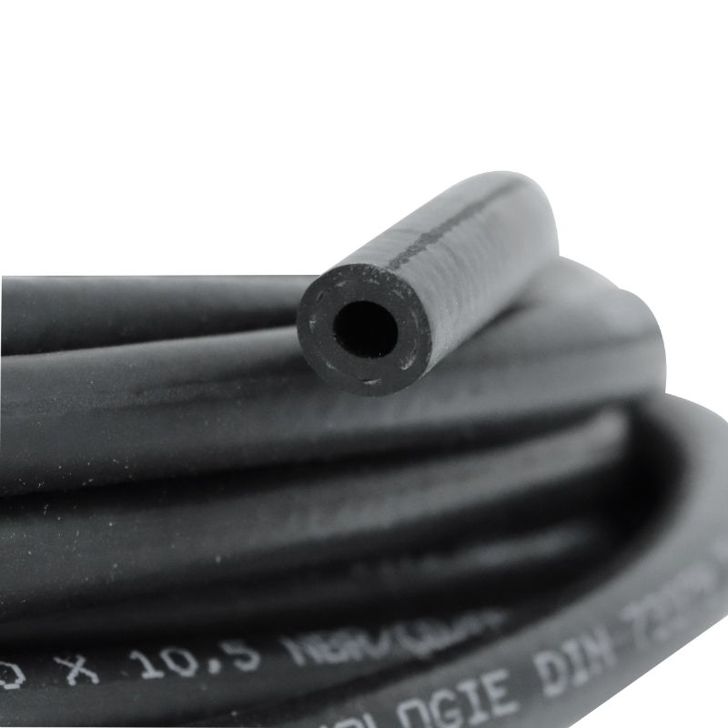 Durite essence NBR renforcée 5 x 10,5 mm noir spéciale hydrocarbures avec renfort textile intérieur (rouleau 5 m) - vue 2