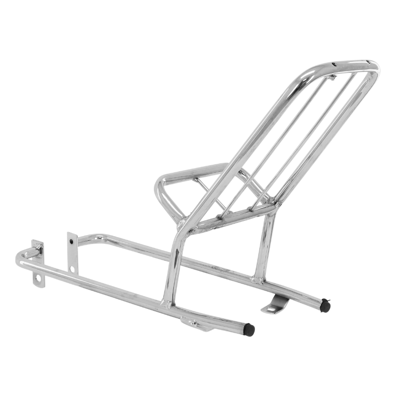 Porte-bagage réservoir cyclo adaptable Peugeot 103 chromé - vue 2