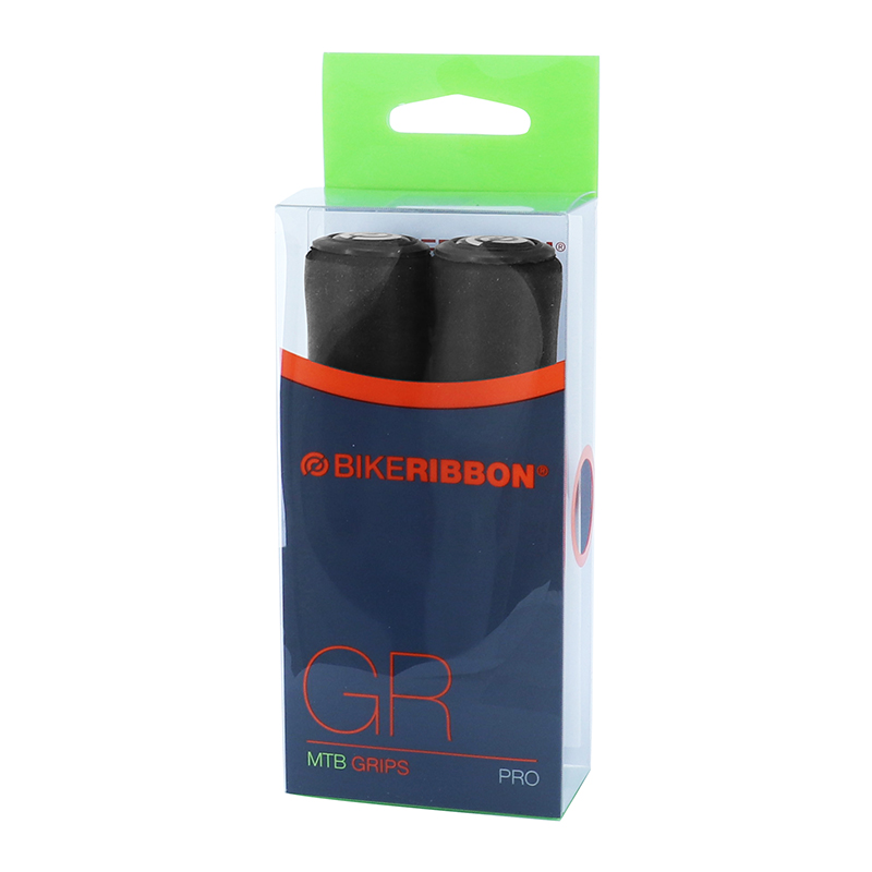Poignée City-VTT Bike Ribbon silicone soft noir 22 mm 130 mm (paire) - vue 2