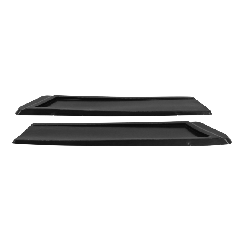 Élytres de réservoir cyclo Peugeot 103 caoutchouc noir (paire) Sélection P2R - vue 2