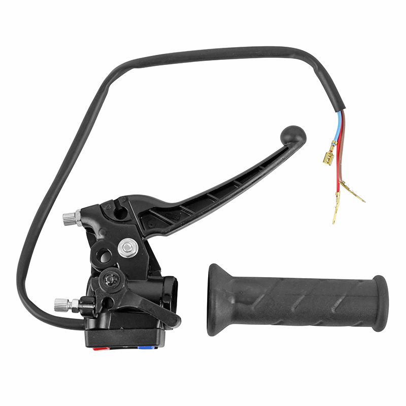 Poignée de frein cyclo adaptable Peugeot 103 MVL Vogue avec commodo noir gauche - vue 4