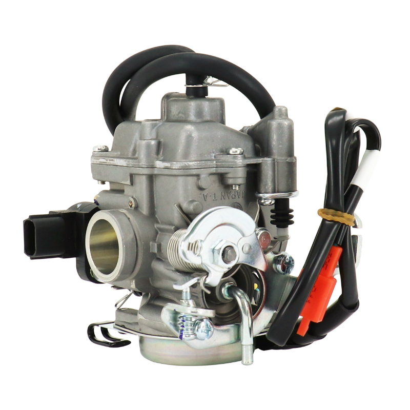 Carburateur scoot Dellorto pour sym 50 symphony s, ST, SR, cargo-peugeot 50 tweet, RS evo (16 pouces, EURO4) (modele 18 g TK SVB) - vue 4