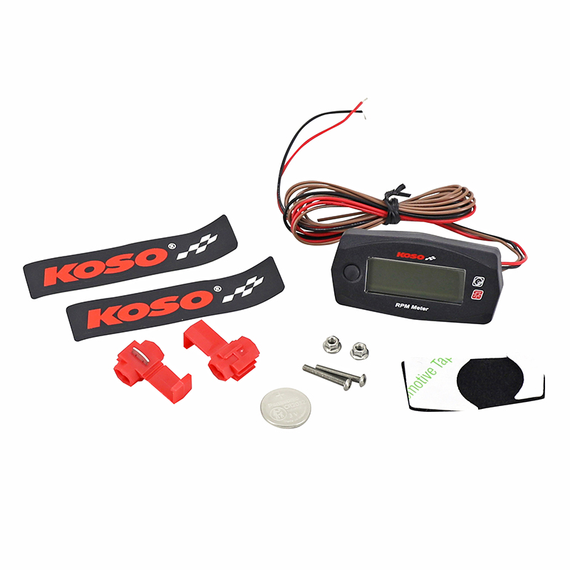 Compte-tours Koso numérique mini 4 15000 tr/min rétroéclairage 69,8x34,4x17,2 mm - vue 5