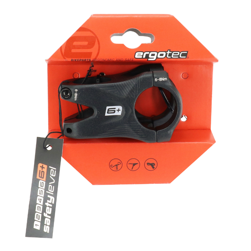 Potence VTT route Ergotec Bass 40° aluminium noir 31.8 L45mm pour fourche 1"1/8 - vue 4