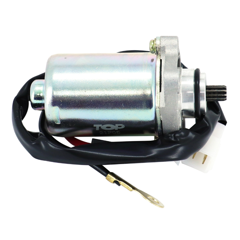 Démarreur adaptable Peugeot 50 2T 11 dents rotation gauche avec câble - vue 2