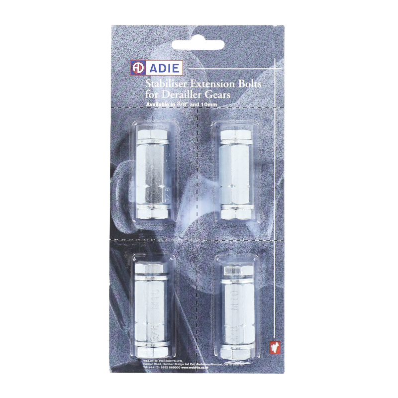 Rallonge axe de roue arrière 10x100 et 3-8 pour stabilisateur Sélection P2R (2 paires) - vue 2