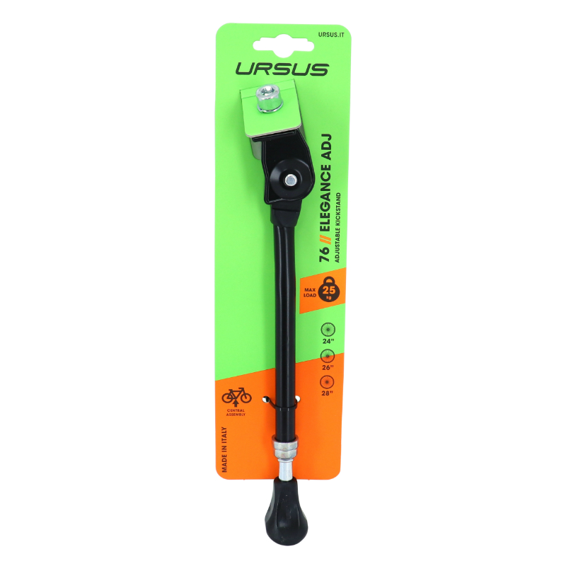 Bequille velo laterale Ursus elegance noir 24-26-28" - support 25KGS (livre sur carte) - vue 3