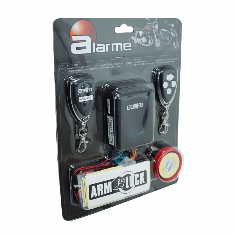 Alarme Armlock moto-scooter avec 2 télécommandes - vue 3