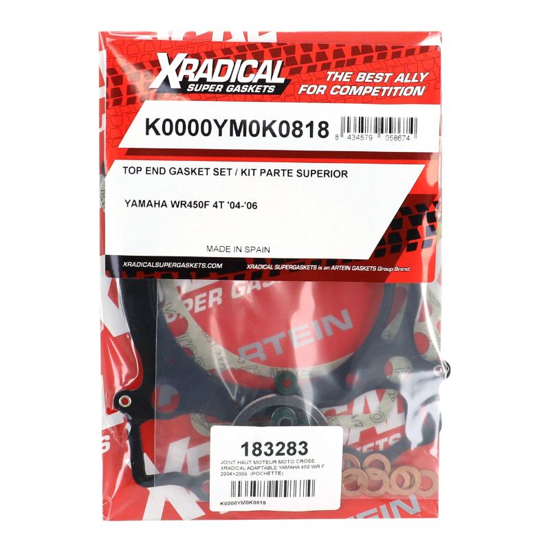 Joint haut moteur Yamaha WR 450 F 2004-2006 XRADICAL - vue 2