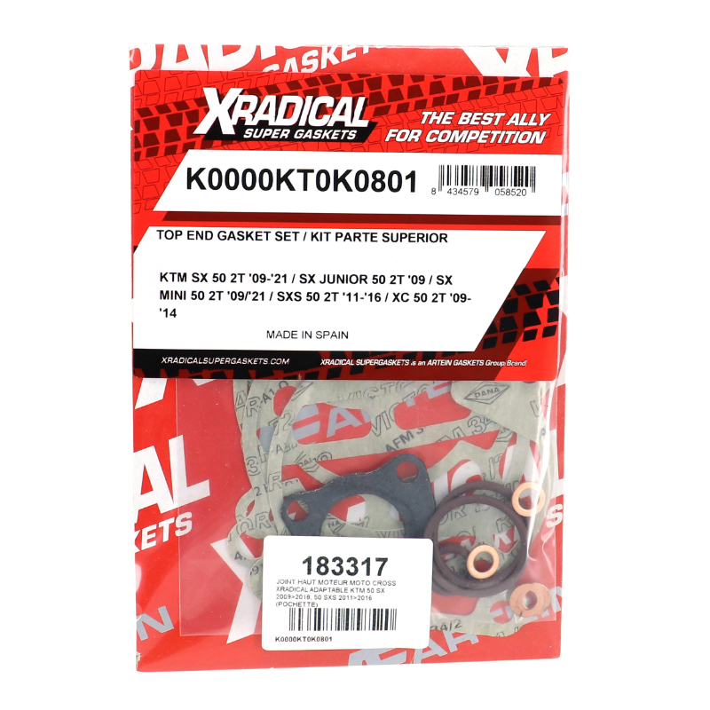 Joint haut moteur XRADICAL KTM 50 SX 2009-2018 / 50 SXS 2011-2016 - vue 2