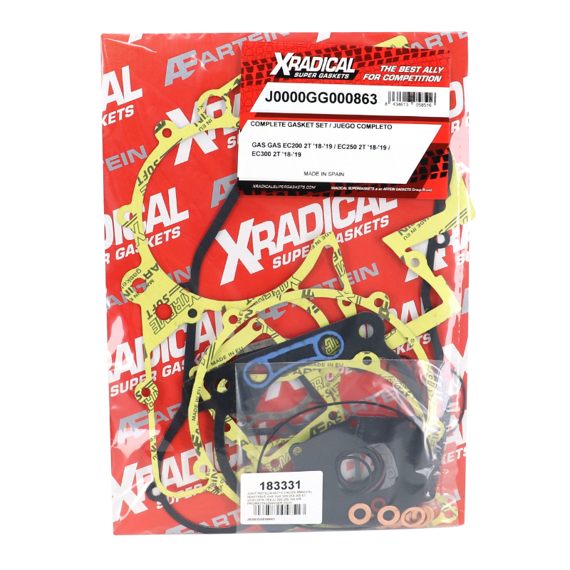 Joint moteur adaptable Gas Gas 200-250-300 EC 2018+ et Rieju 200-250-300 MR Pro Racing Ranger 2020+ pochette complète - vue 2