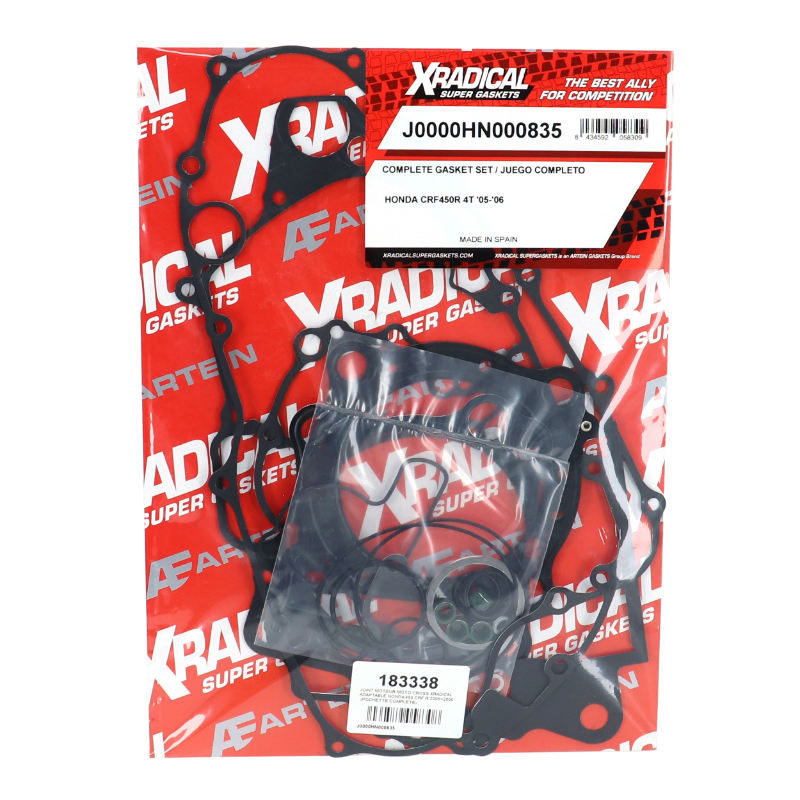 Joint moteur moto-cross adaptable Honda 450 CRF-R 2005-2006 pochette complète XRADICAL - vue 2