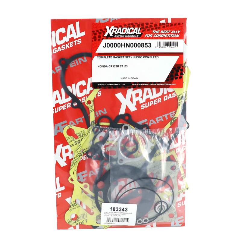 Joint moteur moto-cross adaptable Honda 125 CR 2003 pochette complète XRADICAL - vue 2