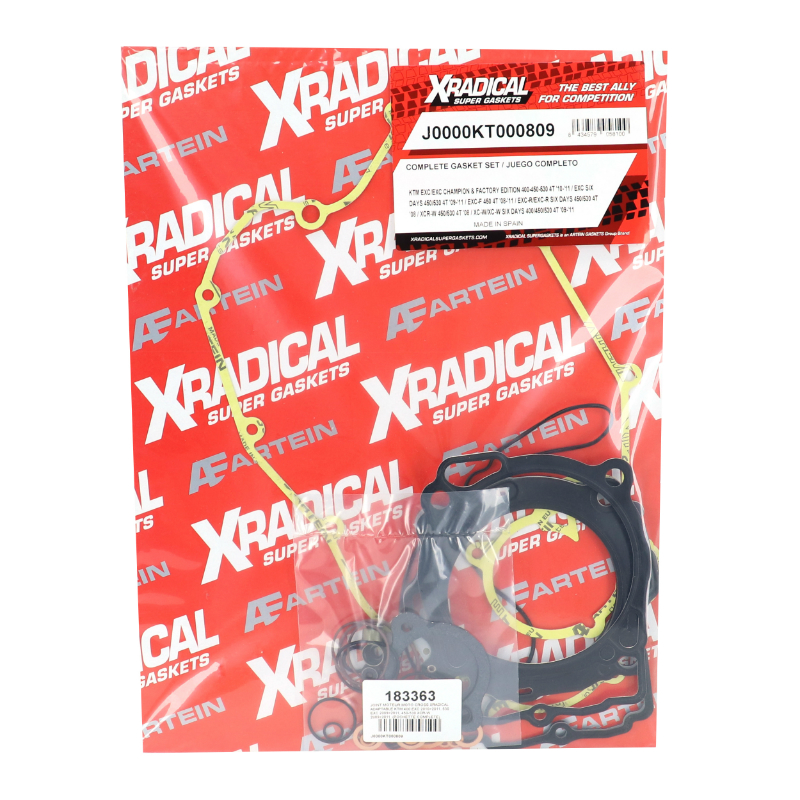 Joint moteur moto-cross adaptable KTM 400 EXC 2010-2011, 530 EXC 2009-2011, 450-530 XCR-W 2009-2011 pochette complète - vue 2