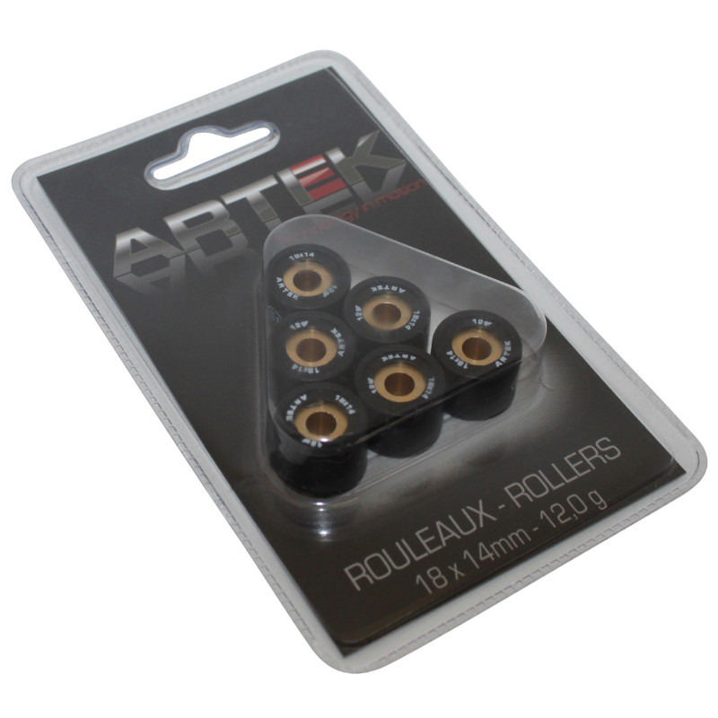 Galet-rouleau maxiscooter Artek K1 18x14 12,0g (x6)