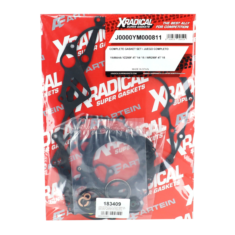 Joint moteur moto cross adaptable Yamaha 250 WR F 2015, YZ F 2014-2015 pochette complète XRADICAL - vue 2