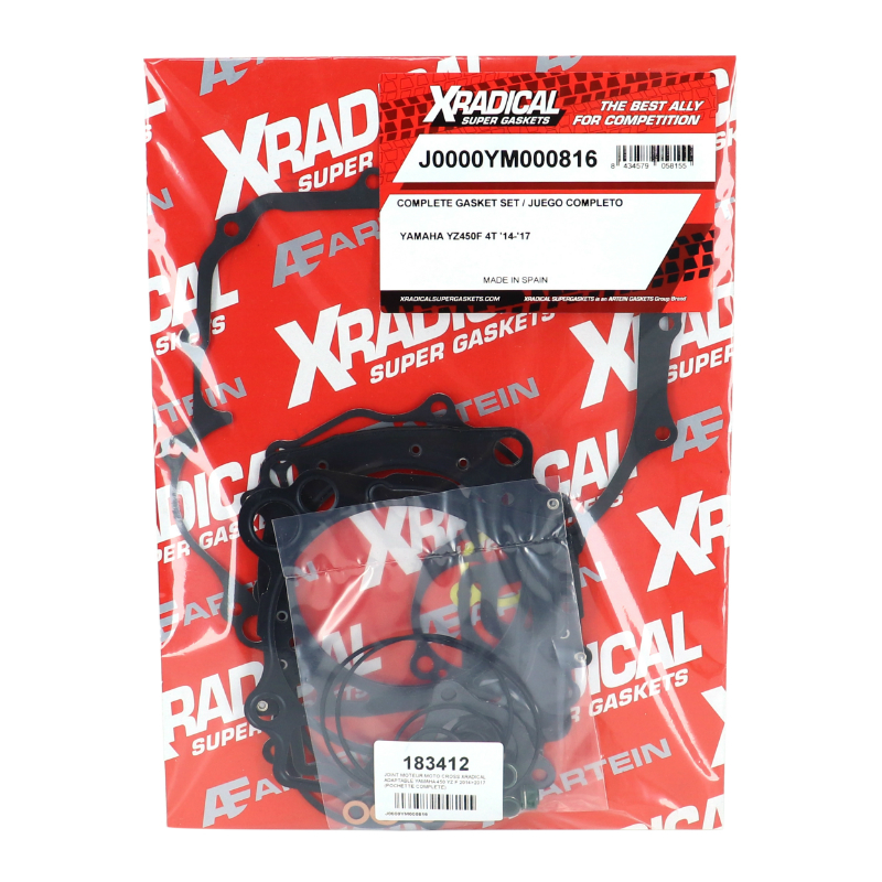 Joint moteur moto cross adaptable Yamaha 450 YZ F 2014-2017 pochette complète XRADICAL - vue 2