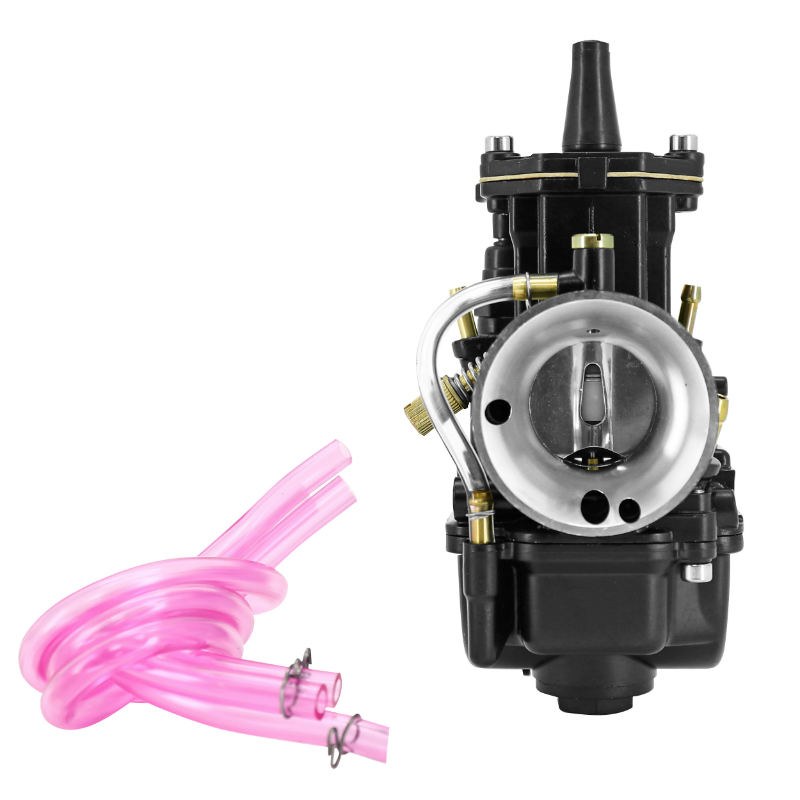 Carburateur PWK 28 noir à boisseau plat avec powerjet et starter à tirette P2R - vue 5