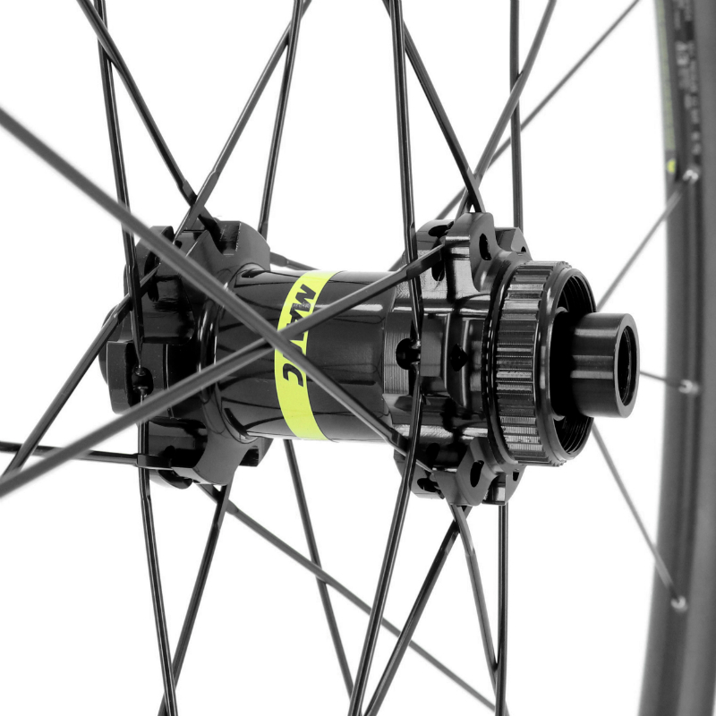 Roues gravel route 700 Mavic Allroad Disc Centerlock noir 12-11-10V Shimano axe traversant 12x100/12x142 tubeless ready - vue 3