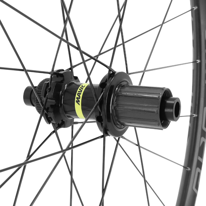 Roues gravel route 700 Mavic Allroad Disc Centerlock noir 12-11-10V Shimano axe traversant 12x100/12x142 tubeless ready - vue 4
