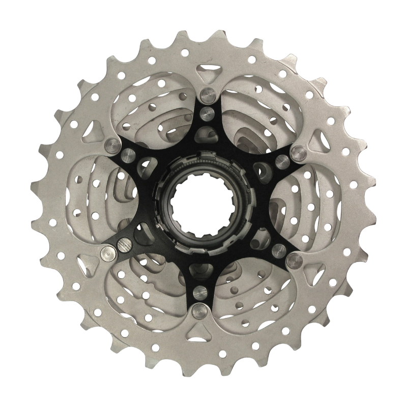 Cassette Sunrace RS1 10 vitesses 11-25 Shimano 105 argentée métallisée - vue 2