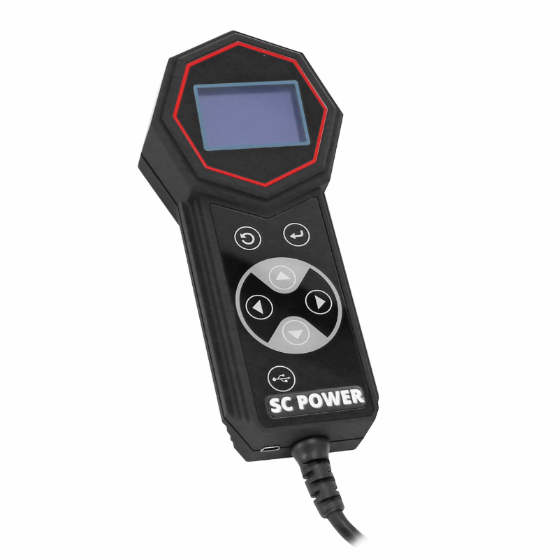 Testeur de batterie professionnel SC POWER SCT06 12V écran digital interface tactile - vue 2