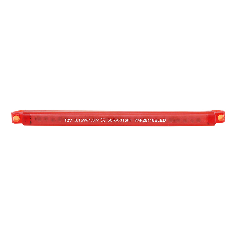 Feu arrière universel Replay à LEDs barrette rouge 24 LEDs homologué CE - vue 2