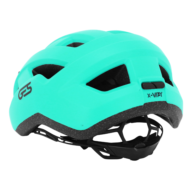 Casque vélo adulte GES Route-Gravel X-Way Vert Bianchi In-Mold 54-58 Fit-System - vue 5