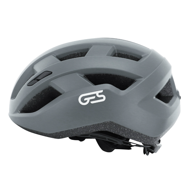 Casque vélo adulte GES Route-Gravel X-Way gris métal taille 54-58 In-Mold - vue 4