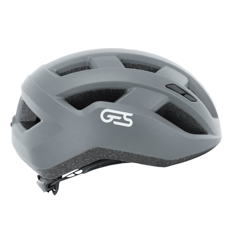 Casque vélo adulte GES Route-Gravel X-Way gris métal taille 54-58 In-Mold - vue 8