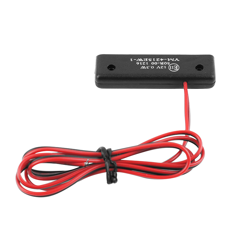 Eclairage de plaque immatriculation Replay mini 3 leds noir (l 44MM - h 7MM - l 12MM) (homologue ce) - vue 2