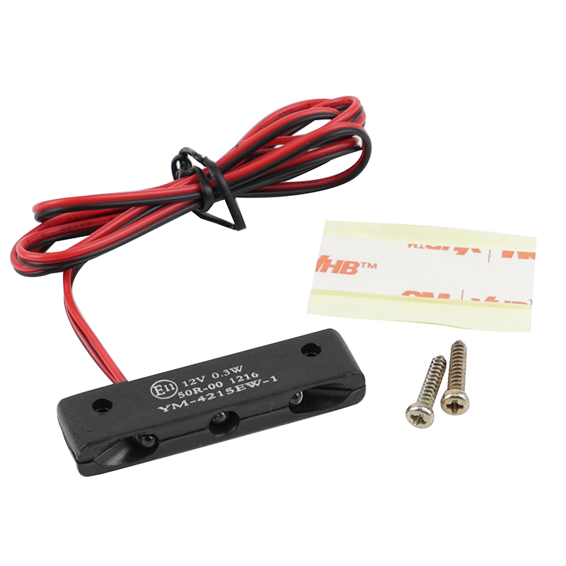 Eclairage de plaque immatriculation Replay mini 3 leds noir (l 44MM - h 7MM - l 12MM) (homologue ce) - vue 3