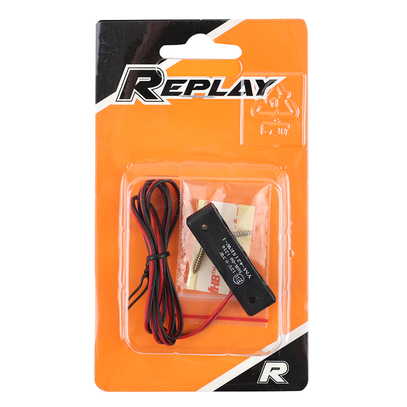 Eclairage de plaque immatriculation Replay mini 3 leds noir (l 44MM - h 7MM - l 12MM) (homologue ce) - vue 4