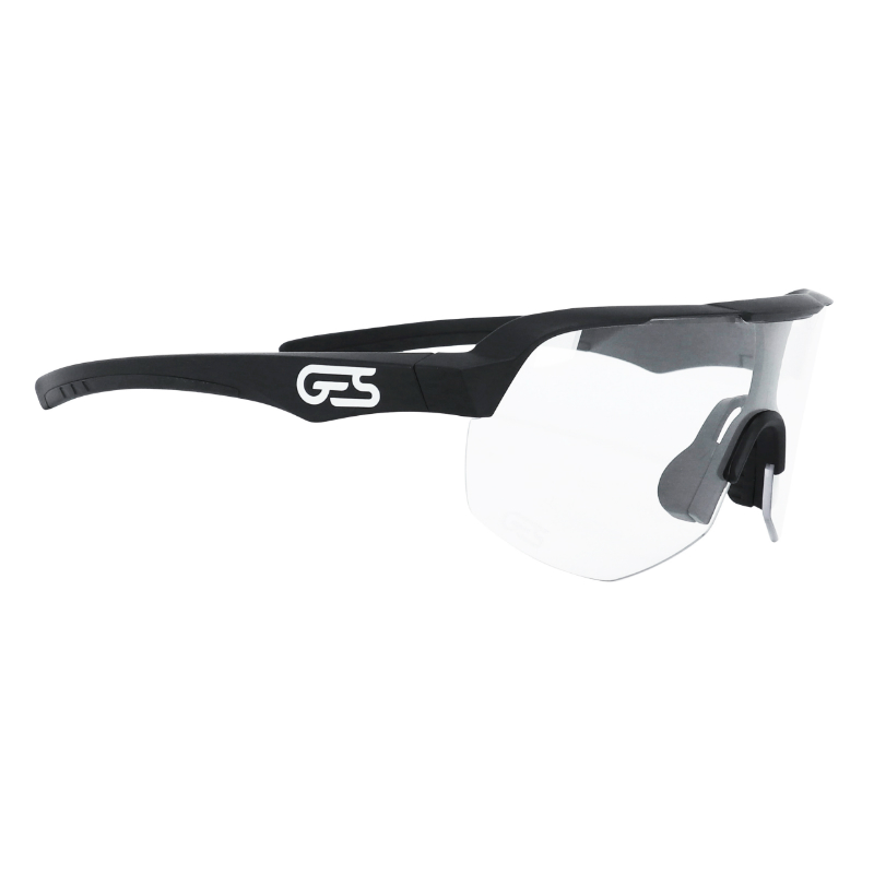 Lunettes vélo adulte GES Alpha photochromiques monture noir verres indice 0 à 3 - vue 2