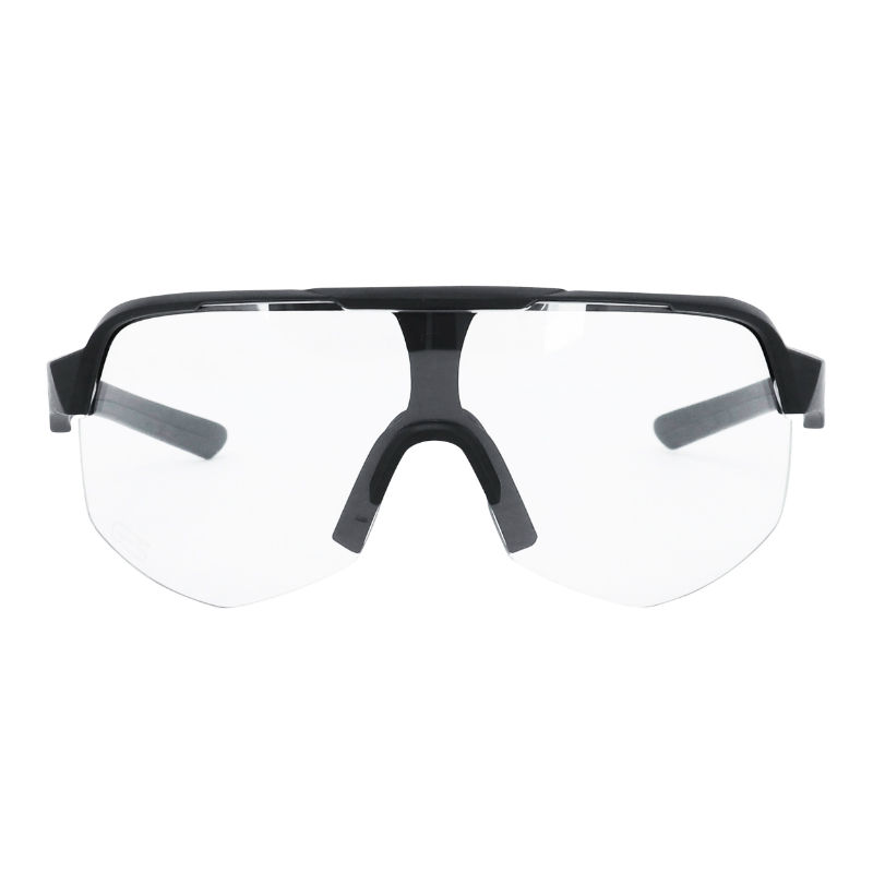 Lunettes vélo adulte GES Alpha photochromiques monture noir verres indice 0 à 3 - vue 4