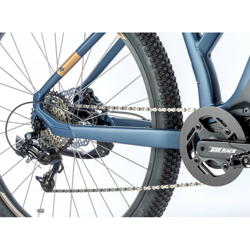 Velo electrique-vae VTT 29 Leader Fox swan femme bleu mat 9V moteur central bafang M300 36V 80NM batterie 15AH (20'' - H52CM - taille l - pour adulte de 178CM à 185CM) - vue 3