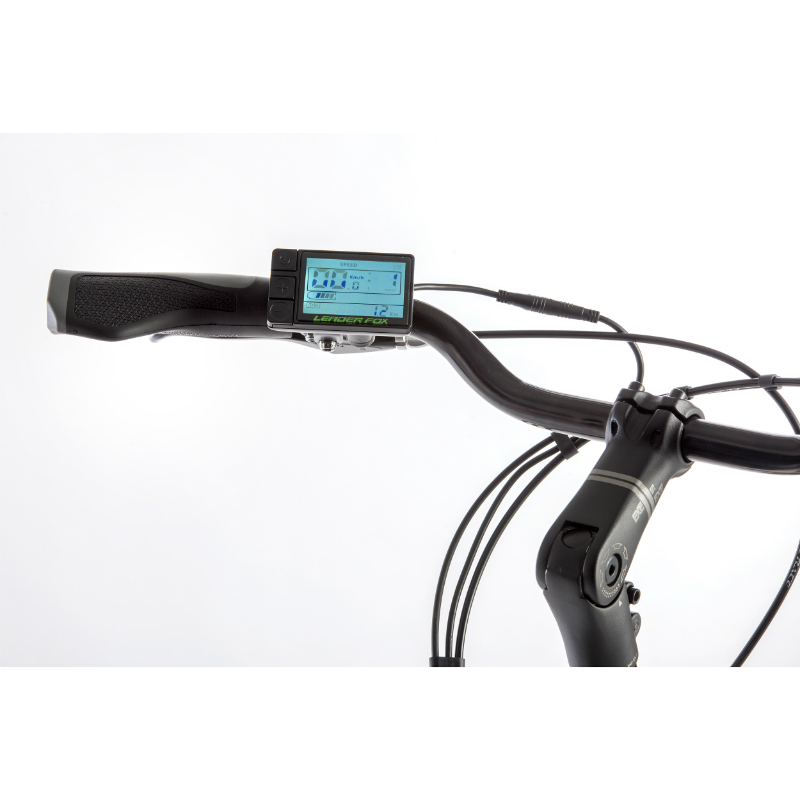 Velo electrique-vae city 26 Leader Fox lotus mixte noir 7V moteur roue ar bafang 36V 45NM batterie 15AH (20'' - H52CM - taille l - pour adulte de 178CM à 185CM) - vue 3