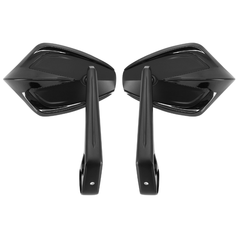 Rétroviseur moto AVOC Arkan embout de guidon aluminium noir adaptateur 7-8" ou 1" (paire) homologué CE - vue 2