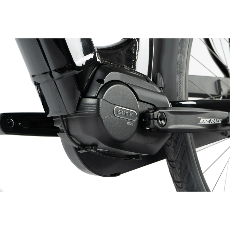 Velo electrique-vae city 28 Leader Fox neba mixte noir 8V shimano nexus moteur central bafang M420 36V 80NM batterie 15AH (16,5'' - H43CM - taille s - pour adulte de 158CM à 168CM) - vue 3