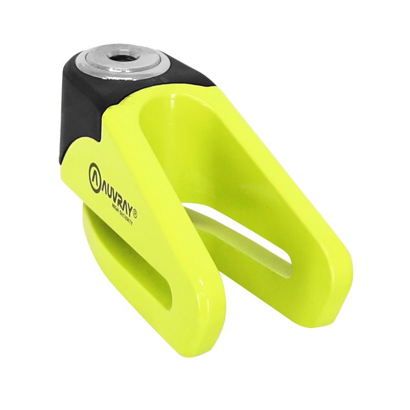 Antivol bloque disque Auvray BD210 (diam 10 mm) jaune avec pochette